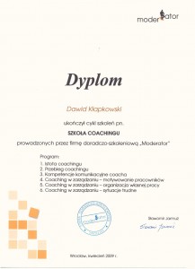Dyplom - Coaching